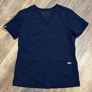 Figs Navy Blue Scrub Set
